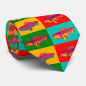 ベンツ280 SLの変換可能なポップアート ネクタイ (ロール)