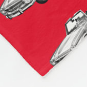 ベンツ280 SL変換可能な車のイラストレーション フリースブランケット (角)