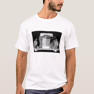 ベンツ300贅沢な白黒車の芸術 Tシャツ