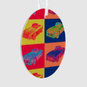 ベンツ300 SLの変換可能なポップアート オーナメント (正面)