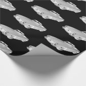 ベンツ300 SL変換可能な車の芸術 ラッピングペーパー (角)