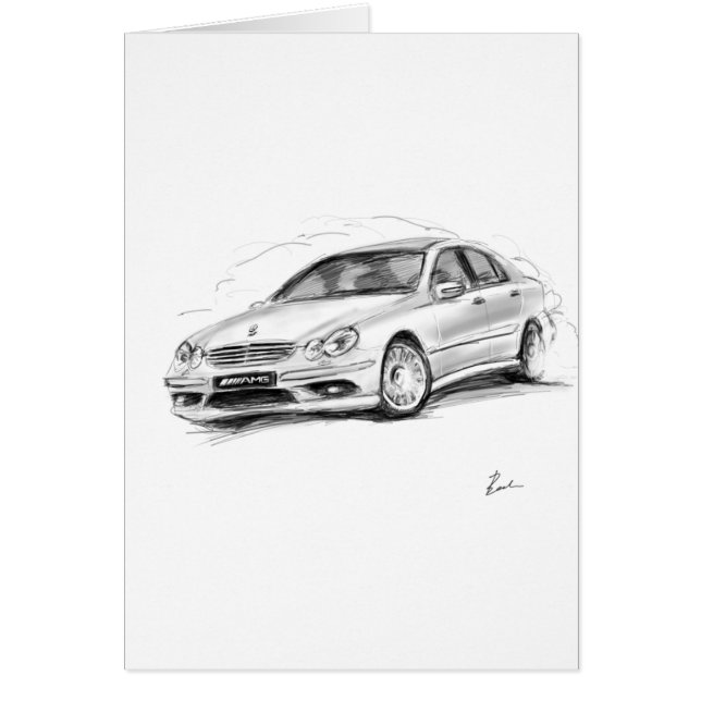 ベンツC55 AMG (正面)