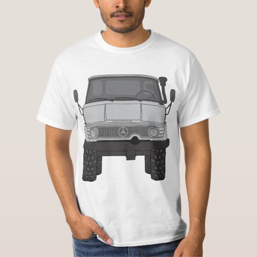 ベンツUnimog 4x4 Tシャツ (正面)