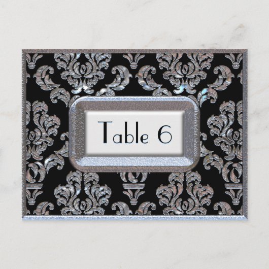 ベンテルギーズのナンバーカード ポストカード (正面)