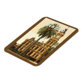 ベンディゴオーストラリア旅行アートヴィンテージ マグネット (左側)