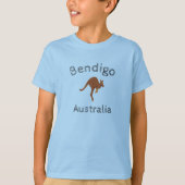 ベンディゴオーストラリアKangaroo 3 Tシャツ (正面)