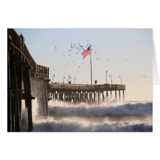 ベントゥーラ桟橋は|エルニーニョ現象を振ります (正面横)