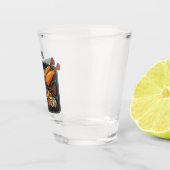 ベントカートゥーンイラストレーション ショットグラス (右)