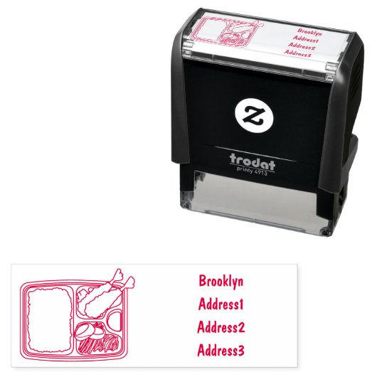 ベントカートゥーンイラストレーション セルフインキングスタンプ (インサイチュ)