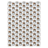 ベントカートゥーンイラストレーション テーブルクロス (正面)