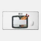 ベントカートゥーンイラストレーション デスクマット (キーボード&マウス)