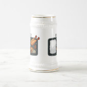 ベントカートゥーンイラストレーション ビールジョッキ (中央)