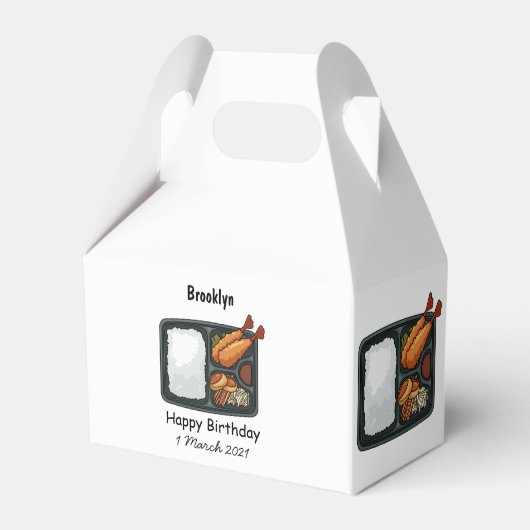 ベントカートゥーンイラストレーション フェイバーボックス (正面サイド)