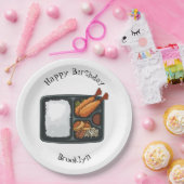 ベントカートゥーンイラストレーション ペーパープレート (パーティー)