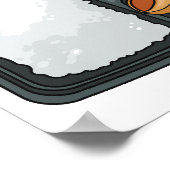 ベントカートゥーンイラストレーション ポスター (角)