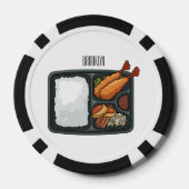 ベントカートゥーンイラストレーション ポーカーチップ (裏面)