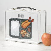 ベントカートゥーンイラストレーション メタルランチボックス (インサイチュ)