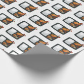 ベントカートゥーンイラストレーション ラッピングペーパー (角)