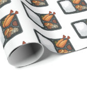 ベントカートゥーンイラストレーション ラッピングペーパー (ロールコーナー)