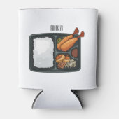 ベントカートゥーンイラストレーション 缶クーラー (正面)