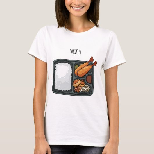 ベントカートゥーンイラストレーション Tシャツ (正面)