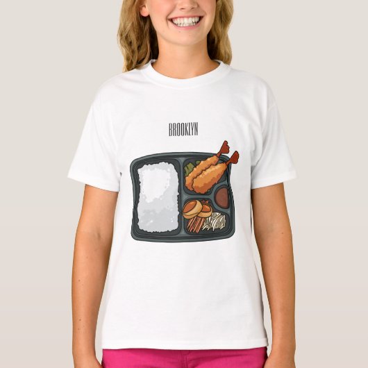 ベントカートゥーンイラストレーション Tシャツ (正面)