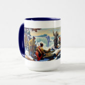 ベントンズナイアガラ壁画 マグカップ (正面左)