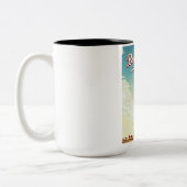 ベントンビル、アーカンソーの旅行ポスター。 ツートーンマグカップ (左)