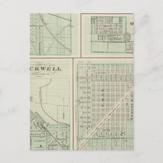 ベントン企業のコ・フォウラーの街 ポストカード (正面)