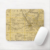 ベントン郡の地図、アイオワ州 マウスパッド (マウス)