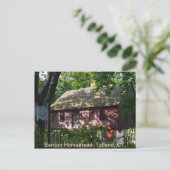 ベントン・ホームステッド、コネチカット州トーランド。 ポストカード (スタンド正面)