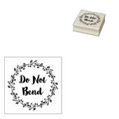 ベンドしないスタイリッシュリース ラバースタンプ (押印)