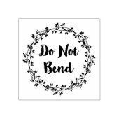 ベンドしないスタイリッシュリース ラバースタンプ (インプリント)