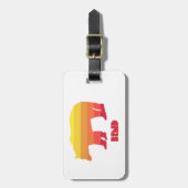 ベンドオレゴンのレインボーベア ラゲッジタグ (正面縦)