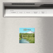 ベンドオレゴン山リバーフォレストヴィンテージ マグネット (インサイチュ (食洗機))