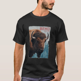 ベンドマウンテンズオレゴン州ハイキングアウトドアヴィンテージロン Tシャツ