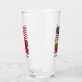 ベンドランキン7月4日名前をカスタムする タンブラーグラス (左)