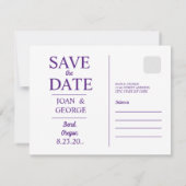 ベンド (オレゴン州) セーブザデート (裏面)