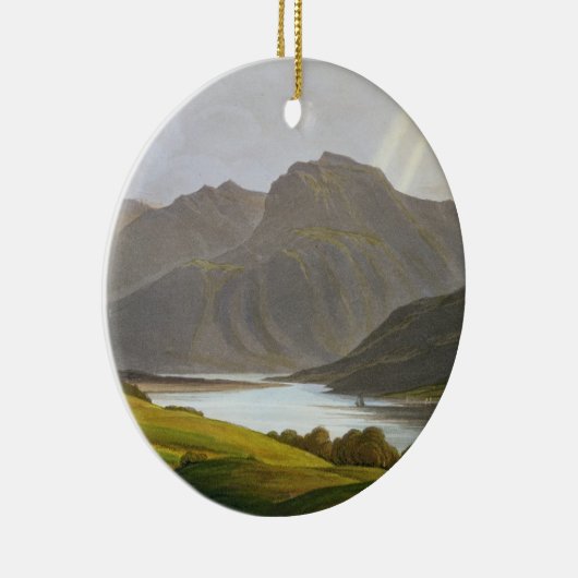 ベンネビスの「Grampianの景色からのプレートXII セラミックオーナメント (右)