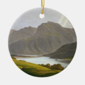 ベンネビスの「Grampianの景色からのプレートXII セラミックオーナメント (正面)