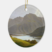 ベンネビスの「Grampianの景色からのプレートXII セラミックオーナメント (左)