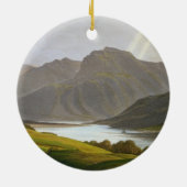ベンネビスの「Grampianの景色からのプレートXII セラミックオーナメント (裏面)