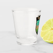 ベンネビススコットランドトラベルアートヴィンテージ ショットグラス (左)