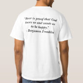 ベンフランクリンの暴徒H3の価値Tシャツ Tシャツ (裏面)