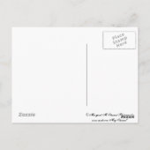 ベンフランクリンハピネス引用文はがき ポストカード (裏面)