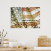 ベンフランクリンハピネス引用文ポスター ポスター (キッチン)