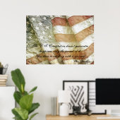 ベンフランクリンハピネス引用文ポスター ポスター (ホームオフィス)