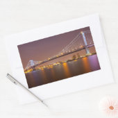 ベンフランクリン橋 長方形シール (封筒)