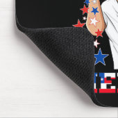 ベンフランクリン7月4日メリカ マウスパッド (コーナー)