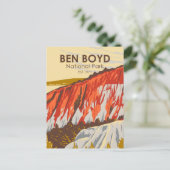 ベンボイドナショナルパークオーストラリアヴィンテージ ポストカード (スタンド正面)